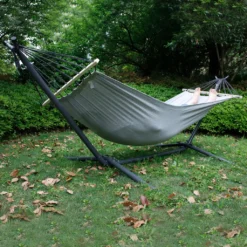 Hängematte Mit Gestell Hängemattengestell Höhen Verstellbar Mit Tragetasche, Color:Grau -Angebote Moos Traum Store 385b442d92dcd9c305ca63afc7a8a034