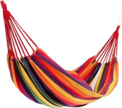 MODERN HOME Hängematte Doppelhängematte Für 1-2 Personen Outdoor Baumwolle Tragbar Garten Camping Hängematte Belastbarkeit 150kg Rainbow Geeignet Für Reise XXL GW-906 19 MODERN HOME Hängematte Doppelhängematte Für 1-2 Personen Outdoor Baumwolle Tragbar Garten Camping Hängematte Belastbarkeit 150kg Rainbow Geeignet Für Reise XXL GW-906 -Angebote Moos Traum Store 38d8f8c03bf4b303fab450f0ff6eef4a