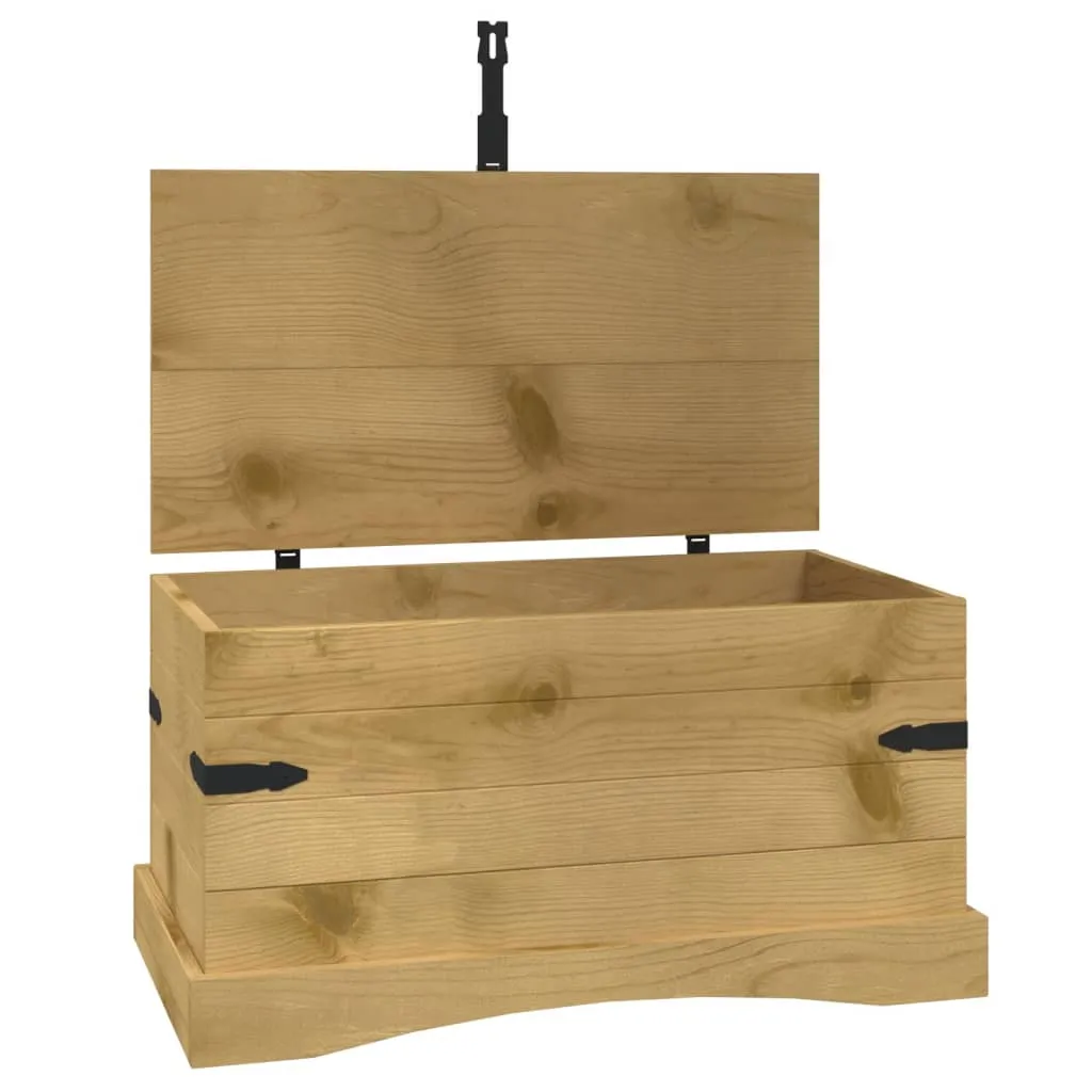 VidaXL Truhe Mexiko-Stil Kiefernholz 91x49,5x47 Cm 1 VidaXL Truhe Mexiko-Stil Kiefernholz 91x49,5x47 Cm