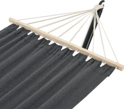 Hängematte Mit Gestell Hängeschaukel 200 X 100 Cm Indoor Outdoor Baumwolle Bis 120 Kg Dunkelgrau -Angebote Moos Traum Store 3b1735e472b99af4f653611e4256b22c