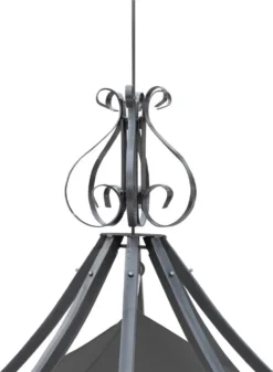 Pergola Almeria, Rundpavillon Garten Pavillon, Stabiles Stahl-Gestell Ø 3m Grau -Angebote Moos Traum Store 3ceef48ac32b362c00f7f962cce6c449