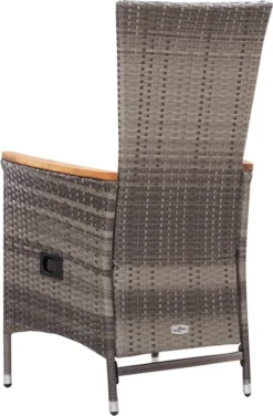 VidaXL Gartenstühle 2 Stk. Mit Auflagen Poly Rattan Grau -Angebote Moos Traum Store 3cf8e52bfc7ece84456a6113beaf4803