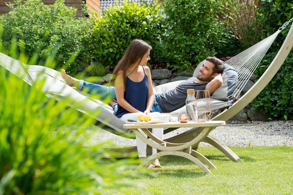 Hängematte Amazonas Fat Hammock XXL 187x146cm Taupe 8 Hängematte Amazonas Fat Hammock XXL 187x146cm Taupe – Bild 8