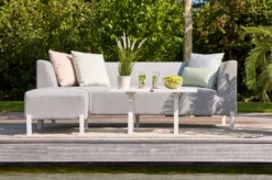 Hartman Dion Aluminium Lounge Set, Aluminiumgestell, Allwetter-Stoff Von Hartman, Inklusive Beistelltisch Und Hocker -Angebote Moos Traum Store 3dbf2439604cab9b92d0cf5bfcfedd18