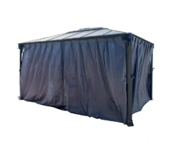 Canopia By Palram Palram - Canopia Vorhangset Für Martinique Pavillon -Angebote Moos Traum Store 406110a701a43dedc81aa73185166a66