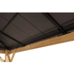 Sunjoy Gazebo ERNIR - 393cm X 452cm -Angebote Moos Traum Store 43294debcdca77e52fd9a529827d06d4