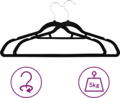 VidaXL 20 Stk. Kleiderbš¹gel-Set Anti-Rutsch Schwarz Samt 9 VidaXL 20 Stk. Kleiderbš¹gel-Set Anti-Rutsch Schwarz Samt -Angebote Moos Traum Store 4441183369c2ea6cc16b0487c0cb05ee