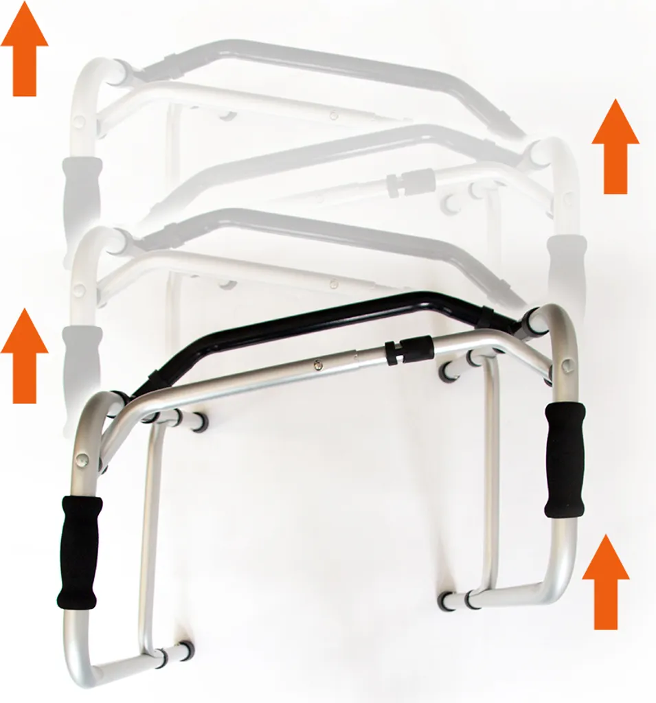 Dunimed Leichtgewicht Gehgestell Mit Scharnieren (zusammenklappbar) 7 Dunimed Leichtgewicht Gehgestell Mit Scharnieren (zusammenklappbar) – Bild 7