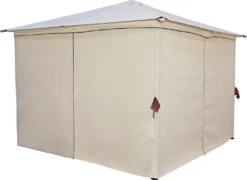 Pavillon VENEZIA 3x3 Meter, Stahl Schwarz, Plane PVC-beschichtet écru, Mit Seitenplanen 8 Pavillon VENEZIA 3x3 Meter, Stahl Schwarz, Plane PVC-beschichtet écru, Mit Seitenplanen -Angebote Moos Traum Store 4549f708ba462f534fba3efc46feab27