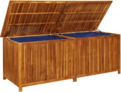 VidaXL Garten-Aufbewahrungsbox 200x80x75 Cm Massivholz Akazie -Angebote Moos Traum Store 457b605b442b93b6cf9578b522bec711