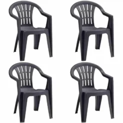 JARDIN Cuba SET 4x Stapelsessel Graphit Kunststoff N01364 7 JARDIN Cuba SET 4x Stapelsessel Graphit Kunststoff N01364 -Angebote Moos Traum Store 49540c5d10d5f98d4e3f5add10387f76