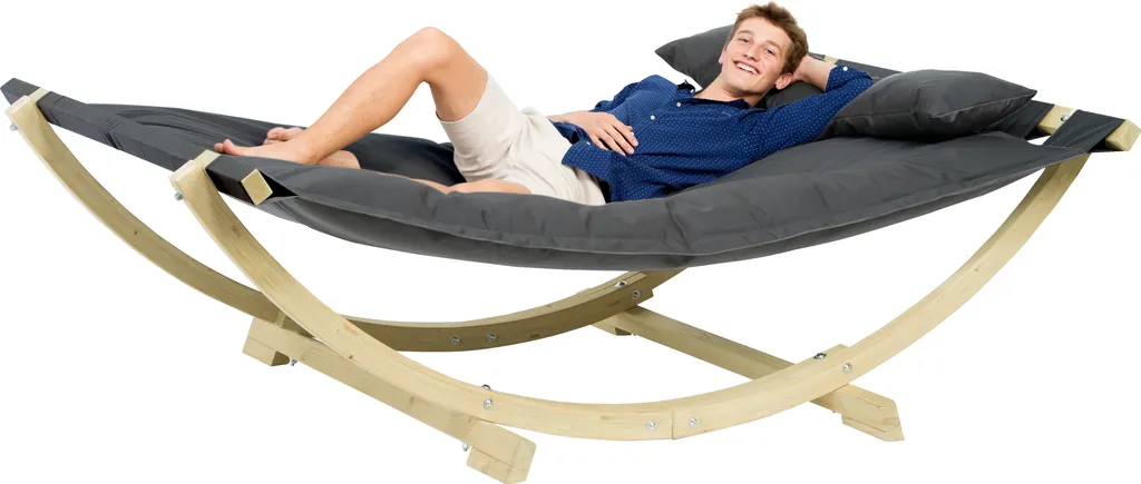 Amazonas Lounge Bed Anthracite 2 Amazonas Lounge Bed Anthracite – Bild 2