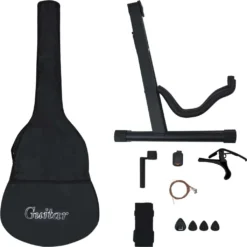VidaXL 12-tlg. Klassikgitarren-Set Für Anfänger Schwarz 4/4 39" -Angebote Moos Traum Store 4a66a5921c0289a52d9f505a1fcbc3d2