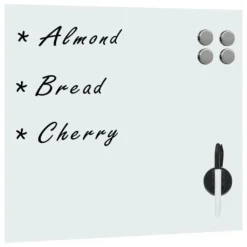 VidaXL Magnettafel Wandmontage Glas 40 X 40 Cm