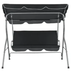 Juskys Hollywoodschaukel 3-Sitzer Mit Dach & Sitzauflage – Gartenschaukel 200 Kg Belastbar – Schaukelbank Für Garten & Terrasse - Grau -Angebote Moos Traum Store 4ca8a6a77b649e58bf4eccff063ae64e