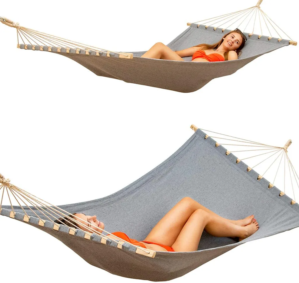 Doppel Hängematte Mit Gestell 200x120 Cm Garten Hängeliege Hängemattengestell 3 Doppel Hängematte Mit Gestell 200x120 Cm Garten Hängeliege Hängemattengestell – Bild 3