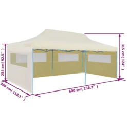 VidaXL Pop-Up-Partyzelt Faltbar Creme 3×6 M -Angebote Moos Traum Store 4fd7d8a22d28fe3ba99907e65fa7bbf9