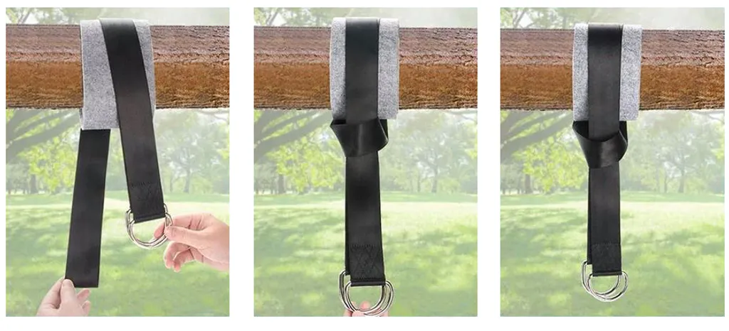 Hängematte Schaukel Befestigung Set Hängesessel Babyschaukel Befestigung Polyester Gurte Mit Karabiner & Baumschutz 12116 8 Hängematte Schaukel Befestigung Set Hängesessel Babyschaukel Befestigung Polyester Gurte Mit Karabiner & Baumschutz 12116 – Bild 8
