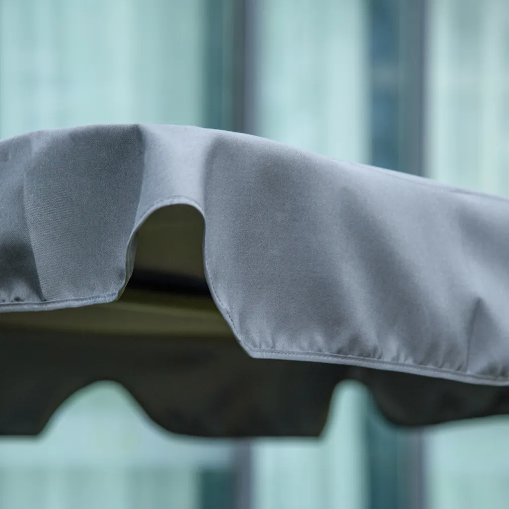 Outsunny Hollywoodschaukel Gartenschaukel Schaukelbank 3-Sitzer Mit Dach Stahl Grau+Schwarz 172 X 120 X 153cm 7 Outsunny Hollywoodschaukel Gartenschaukel Schaukelbank 3-Sitzer Mit Dach Stahl Grau+Schwarz 172 X 120 X 153cm – Bild 7