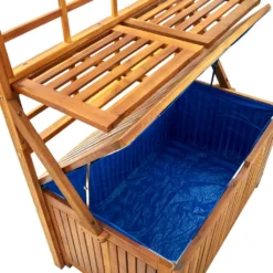 VidaXL Aufbewahrungstruhe Mit Rankgitter 99x55x160cm Massivholz Akazie -Angebote Moos Traum Store 53edf2fe3a164fa591ae9ebe99ef348b