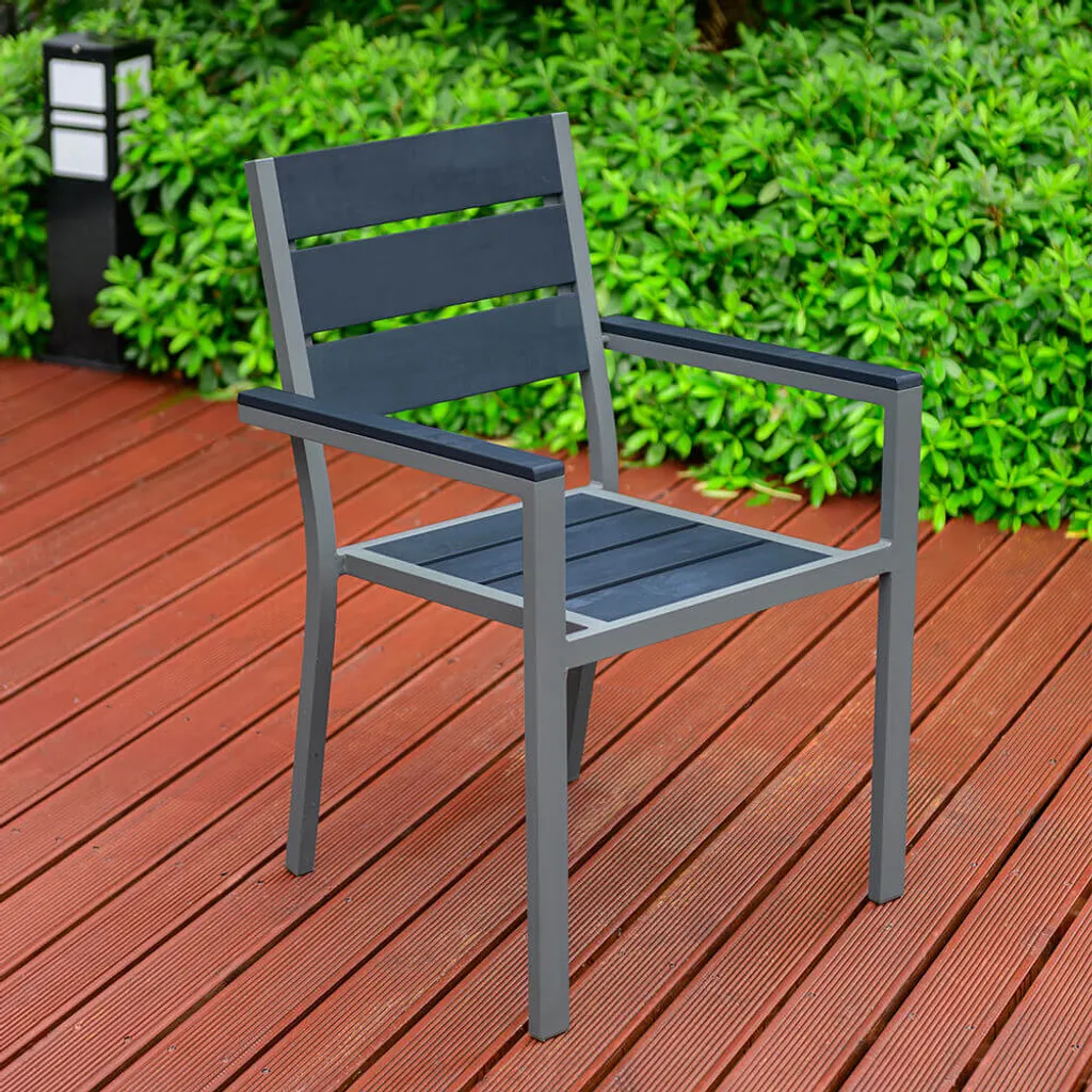 Gartenstuhl MADERA - Variantenauswahl, Auswahl:6 Stühle 2 Gartenstuhl MADERA - Variantenauswahl, Auswahl:6 Stühle – Bild 2