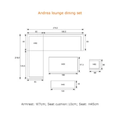 Garden Impressions Lounge/Dining Set Andrea 5-teilig Links Carbon Black -Angebote Moos Traum Store 54c4702ddb91b34e46e81d4913ca1d0d