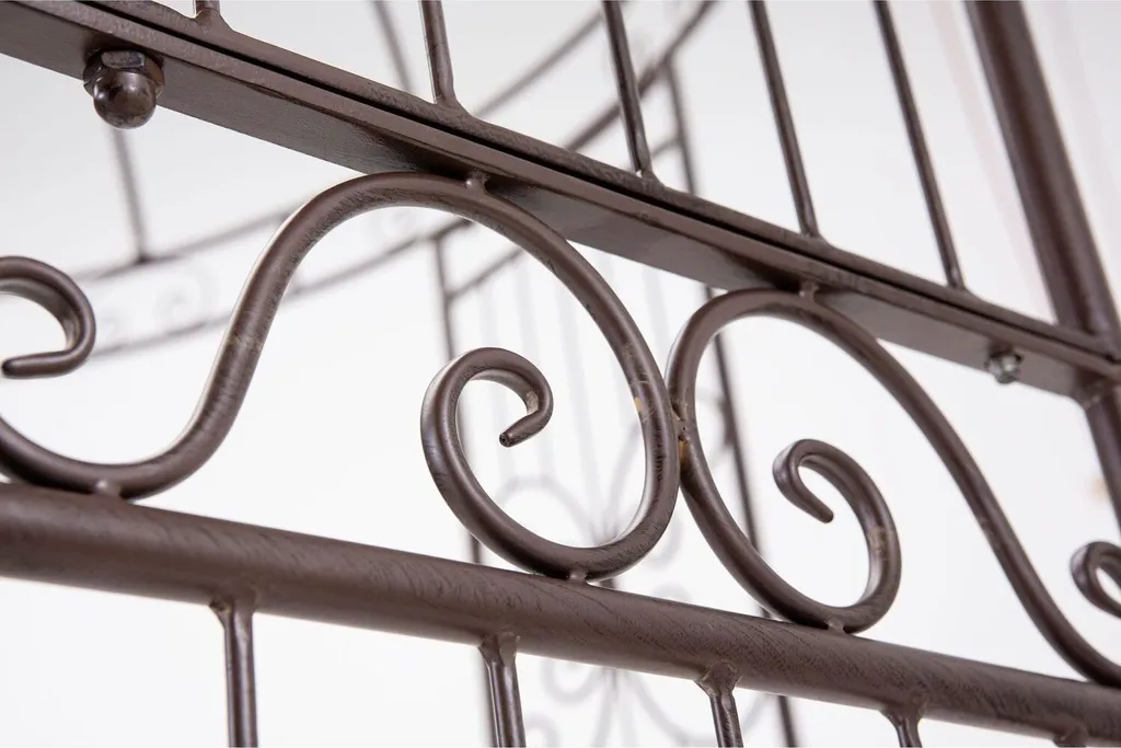 Metall-Pavillon 'Romance', Dekorativer Blickfang, Lackiert, Dezente Antik Optik 6 Metall-Pavillon 'Romance', Dekorativer Blickfang, Lackiert, Dezente Antik Optik – Bild 6