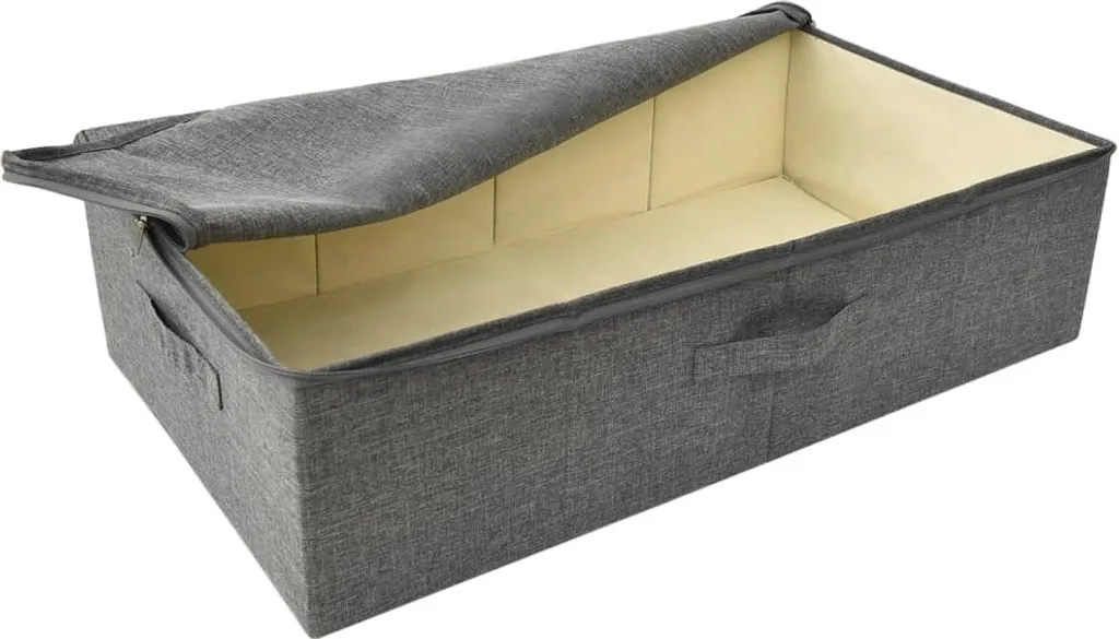 VidaXL Aufbewahrungsbox Stoff 70x40x18 Cm Anthrazit 2 VidaXL Aufbewahrungsbox Stoff 70x40x18 Cm Anthrazit – Bild 2