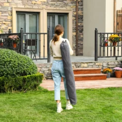 SONGMICS Hängematte, 210 X 150 Cm, Mit 2 Kissen, Bis Zu 300 Kg Belastbar, Mit 2 Holzstangen, Outdoor, Grau GDC022G01 14 SONGMICS Hängematte, 210 X 150 Cm, Mit 2 Kissen, Bis Zu 300 Kg Belastbar, Mit 2 Holzstangen, Outdoor, Grau GDC022G01 -Angebote Moos Traum Store 56ae73cd67a746535468968fd5d85482