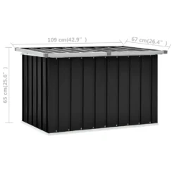 VidaXL Gartenbox Anthrazit 109 X 67 X 65 Cm -Angebote Moos Traum Store 56ea24383f5769de5e6c316ab38bc413