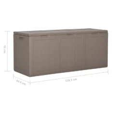 VidaXL Garten-Aufbewahrungsbox 270 L Braun PP Rattan -Angebote Moos Traum Store 57413fc1ee4316906ef4872a390c7d4c