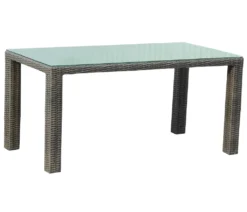 Dehner Geflechtlounge Toska, 4-teilig, Polyrattan, Grau, Inkl. Polster -Angebote Moos Traum Store 578ed08cf0424b76aca126b02b471df0