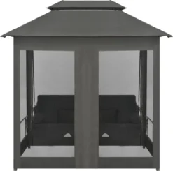 VidaXL Gartenschaukel Mit Bettfunktion Und Dach 220×160×240 Cm Stahl -Angebote Moos Traum Store 588b03cae7cd3513137c62d86642fddc