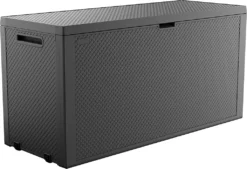 Keter Emily Aufbewahrungsbox 280 L Graphit Box Gartenbox Kunststoff