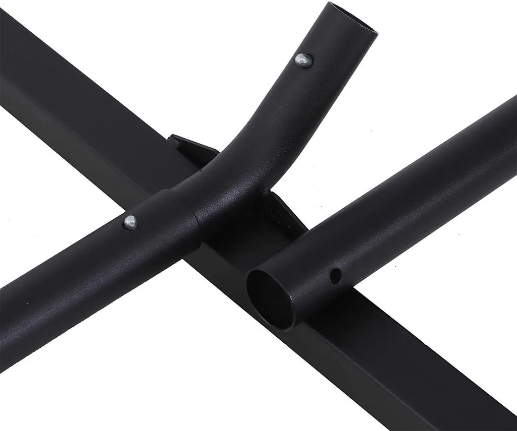 Outsunny Hängemattengestell Für Hängematten Hängemattenständer Mit Haken Garten Strand Metall 360 X 92 X 115 Cm Bis 120 Kg 5 Outsunny Hängemattengestell Für Hängematten Hängemattenständer Mit Haken Garten Strand Metall 360 X 92 X 115 Cm Bis 120 Kg – Bild 5