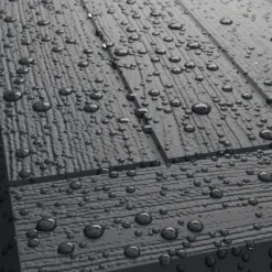 Deuba Auflagenbox 190 L Holz-Optik Wasserabweisend Deckel Abschließbar Garten Balkonbox Gartenbox Truhe , Farbe:Grau -Angebote Moos Traum Store 5a8b9d914e0246dedb25fcef9ec576eb