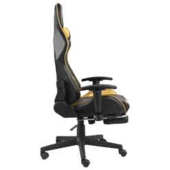 VidaXL Gaming-Stuhl Mit Fußstütze Drehbar Golden PVC -Angebote Moos Traum Store 5c520239ab6733c32a9916a73de32085