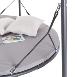 LECO Doppelschwingliege, Grau, Stahl/Textilene, 209 X 209 X 205 Cm 21 LECO Doppelschwingliege, Grau, Stahl/Textilene, 209 X 209 X 205 Cm -Angebote Moos Traum Store 5cc9716269ba27c15667e5b6411bdc05