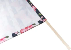 Ersatz-Stoffbezug 131x44 Cm Wechselbarer Liegestuhl Stoffbezug 100% Polyester Für Holz-Liegestuhl Klappliegestuhl Motiv Schwarz Karma [119] -Angebote Moos Traum Store 5f261b073dd9b42ca016050b241c2663