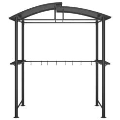 VidaXL Grillpavillon Mit Seitenregalen Anthrazit 210x114x230 Cm Stahl -Angebote Moos Traum Store 5fd28b1ae0aac33431389247f23c254f
