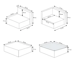 Poly-Rattan-Garnitur MCW-D24, Garten-/Lounge-Set Sofa Grau, Polster Creme -Angebote Moos Traum Store 616508d62ee5fdaf2a9958f4f83975d7