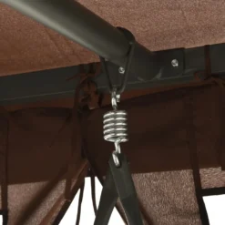 VidaXL Pavillon Umwandelbare Schaukelbank Kaffeebraun -Angebote Moos Traum Store 65cd3ca4aa94de0e789688fa980933c2