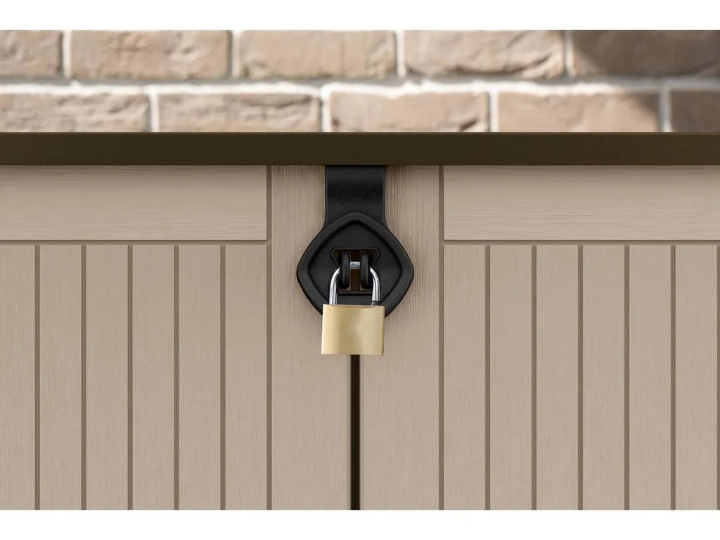 Keter Universalbox Store It Out MIDI Woodland, Ca. H 110 X B 132 X T 74 Cm, Farbe: Braun 20 Keter Universalbox Store It Out MIDI Woodland, Ca. H 110 X B 132 X T 74 Cm, Farbe: Braun – Bild 20