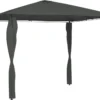 VidaXL Pavillon Mit Pfostenabdeckungen 3x3x2,6 M Anthrazit 160 G/m²
