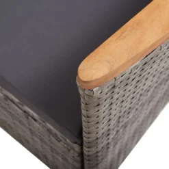 VidaXL Gartenstühle 2 Stk. Mit Auflagen Poly Rattan Grau -Angebote Moos Traum Store 69271ab1398cdd578774aaccba3daeff