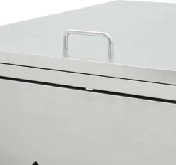 VidaXL Mülltonnenbox Für 4 Tonnen 240 L Edelstahl -Angebote Moos Traum Store 69604cb1674faa578654eb452e2f7f2b