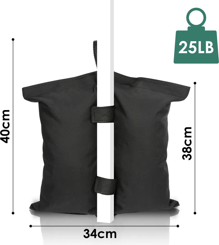 EINFEBEN 4x Set Pavillon Sandsäcke Pavillons & Partyzelte Zelt Sandsack Beschwerung Standfüße Gewichte Camping 2 EINFEBEN 4x Set Pavillon Sandsäcke Pavillons & Partyzelte Zelt Sandsack Beschwerung Standfüße Gewichte Camping – Bild 2
