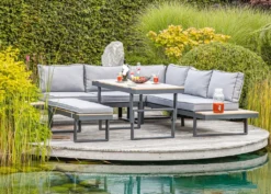 Lounge-Set Darwin Mit Holzbestandteilen -Angebote Moos Traum Store 6a8b94c8831b91849b2f938b6bcb80a1