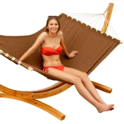 XXL Hängematte Mit Gestell - Holz Hängemattengestell -Angebote Moos Traum Store 6ab54d5f8a8e67c36a9fa8a731d4a246