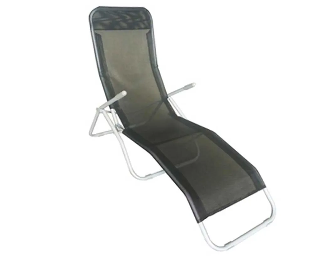 TrendLine Relaxliege Textilenbespannung, Schwarz 1 TrendLine Relaxliege Textilenbespannung, Schwarz